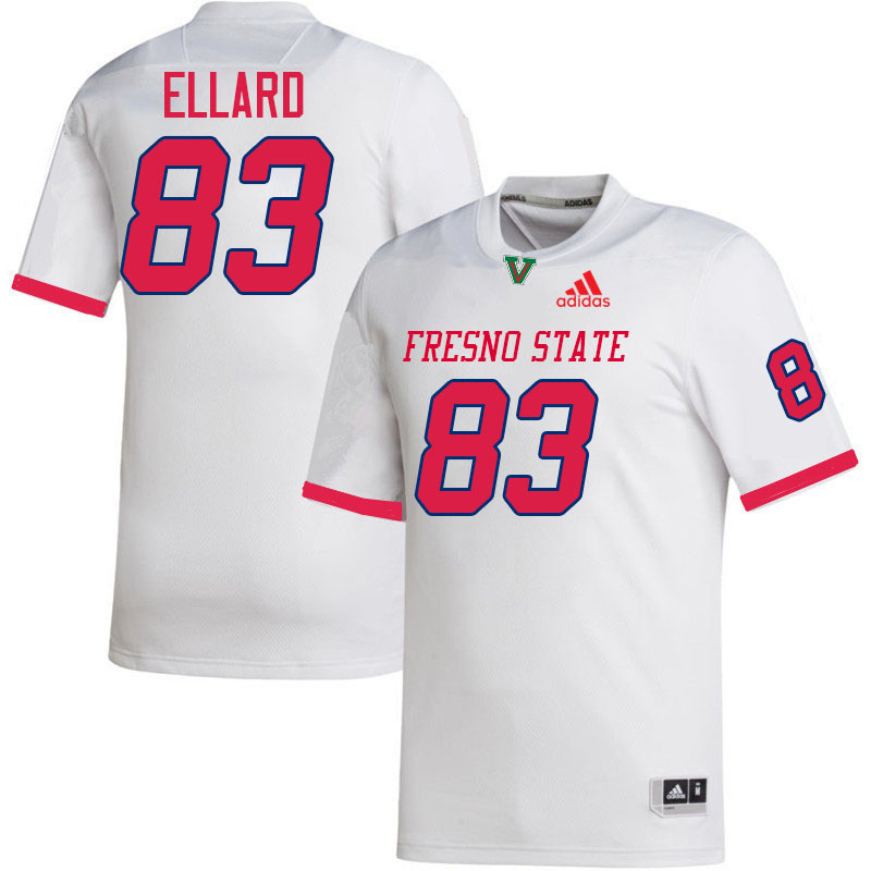 Fresno State Bulldogs #83 Henry Ellard College Football Jerseys,Uniforms-White